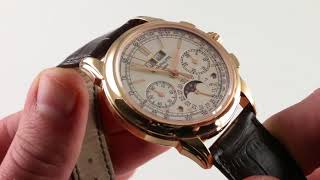 Patek Philippe Grand Complication 5270R001 Luxury Watch Reviews [upl. by Elleoj832]