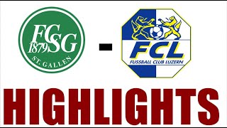 St Gallen  FC Luzern 23 Highlights  Swiss Super League 202425 [upl. by Crispin]