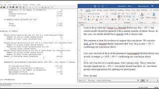 Latent Class Analysis LCA in Mplus for beginners  Part 2 [upl. by Anasiul]