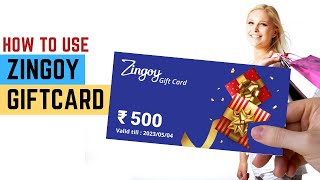 How to simply use Zingoy GiftCards ✅ [upl. by Ocsinarf]