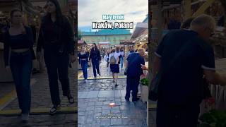 Walking through Streets of Old Town Kraków 🇵🇱travel polska explore poland ytshorts trending [upl. by Souza]