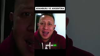 aramburu vs argentina  aramburu argentina venezuela futbol eliminatoriasconmebol [upl. by Zaremski]