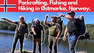 Packrafting Fishing and Hiking in Ostmarka Norway Episode 1 [upl. by Notgnihsaw902]