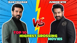 Ram Charan Vs Junior Ntr Top 10 Highest Grossing Movies Comparison 🤯 [upl. by Fawna]