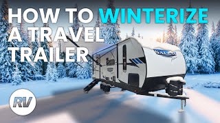 How to Winterize Your Travel Trailer in 4 minutes  Fun Town RV Tutorial [upl. by Idnahr279]