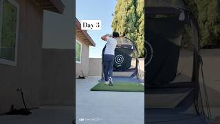 Day 3 Really need a tripod 😂 golf golfswing golfer golflife golftips golfing [upl. by Orfurd]