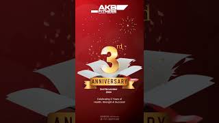 Celebrating 3 Years of Health Strength amp Success🤩🎉  3rd Anniversary  AKB FITNESS  fitness [upl. by Saticilef]