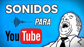 PACK de SONIDOS GRACIOSOS  100 EFECTOS de SONIDO para VIDEOS [upl. by Refotsirk]