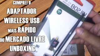 COMPREI O ADAPTADOR WIRELESS USB MAIS RÁPIDO DO MERCADO LIVRE  UNBOXING  EP 75 [upl. by Beatriz869]