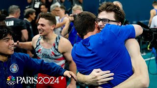 Lets go Behind the scenes of Team USAs historic mens gymnastics bronze  Paris Olympics [upl. by Oilisab]