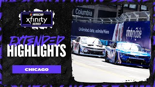 NASCAR Official Xfinity Series Extended Highlights from Chicago  The Loop 110 [upl. by Zirkle]