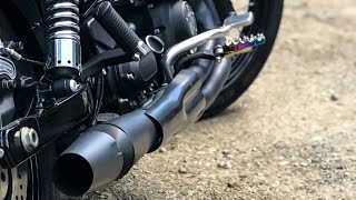 Thunderheader 21 Exhaust Start up and rev and idle Dyna [upl. by Aihsiym]