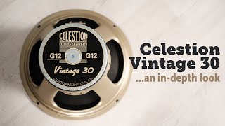 Celestion Vintage 30 V30 an indepth look [upl. by Edwina]