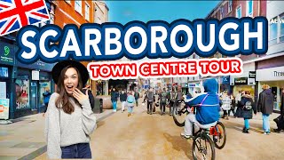 SCARBOROUGH TOWN CENTRE  Full tour of the Town Centre in sunny Scarborough [upl. by Attelocin]