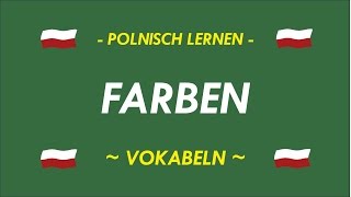 POLNISCH LERNEN  FARBEN [upl. by Ahsitil]