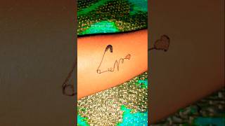 N safety pin tattoo design shorts [upl. by Angele]