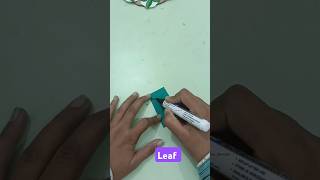 Easy paper left ☘️ paperwork craft diy [upl. by Sitsuj]