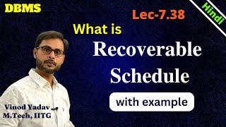 L738  Recoverable Schedule in DBMS  Irrecoverable Schedules in DBMS  Recoverability [upl. by Jobe689]