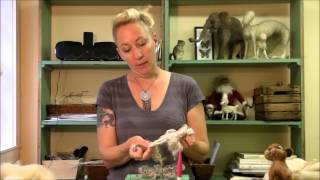 Needle Felting Basics Getting Started by Sarafina Fiber Art Episode 2 [upl. by Hairahcez]