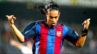 23 Years Old Ronaldinhos First Match in Barcelona 😯2003🔥😲 [upl. by Garratt]