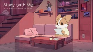 4hour study with me  25 min pomodoro  chill lofi beats [upl. by Enneiluj879]