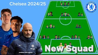 FINAL✅ CHELSEA SQUAD DEPTH FOR THE 202425 SEASON  CASADEI amp CHUKWUEMEKA STAYED [upl. by Carmela]