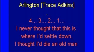 Arlington Trace Adkins lyrics [upl. by Morna240]