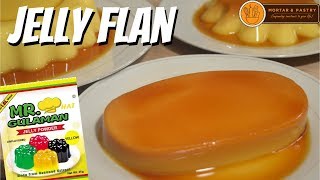 JELLY FLAN  How to Make Leche Gulaman  Ep 74  Mortar and Pastry [upl. by Lanita609]