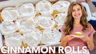 Easy Homemade Cinnamon Rolls Recipe [upl. by Arza650]