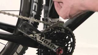 Front derailleur adjustment on mountain bike [upl. by Anesusa]