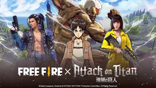 ¡Mira todo lo que tenemos de Attack on Titan en Free Fire  Garena Free Fire [upl. by Oleusnoc]