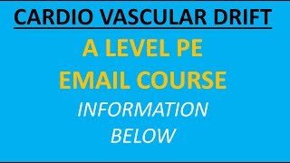 A Level PE Cardiovascular Drift [upl. by Collins]