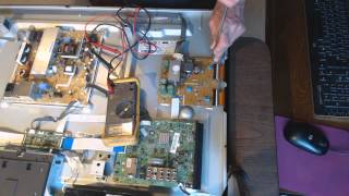 wwwtulsatvrepairbiz Xmain board problem 43 TV Samsung [upl. by Alvira307]