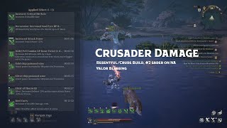 Bless Unleashed Crusader Damage in 2024 new build [upl. by Ennayllek634]