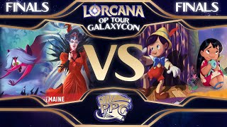 FINALS  AmberAmethyst Hyper Aggro v AmethystRuby Bounce Control  Lorcana OP Tour Galaxycon [upl. by Pietro]