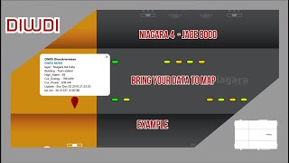Tridium Niagara 4  Example Bring Your Data To Map  JACE [upl. by Sabino]