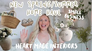 THE BEST NEW IN AFFORDABLE SPRINGSUMMER 2024 HOMEWARE HAUL HEART MADE INTERIORS SMALL BUSINESS [upl. by Queena815]