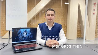 MSI GF63 THIN OYUN BİLGİSAYARI KUTU AÇILIŞI VE ÜRÜN TANITIMI [upl. by Neelhtak]