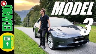 Tesla Model 3 💚 Die ganze Wahrheit  Test Fahrbericht Deutsch [upl. by Adnov]