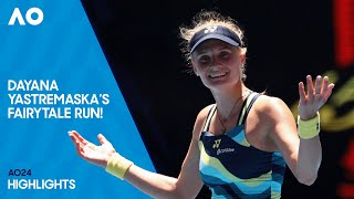 Dayana Yastremskas Run to the Semifinals  Highlights  Australian Open 2024 [upl. by Given]