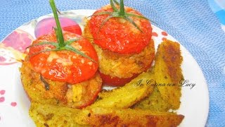 Pomodori ripieni di riso e bocconcini di pollo [upl. by Alyac]