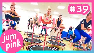 Jumpink 39  Jumping fitness class  Rebound workout fitness on trampoline [upl. by Truk930]