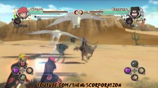 Sasori Vs Kankuro Epic Puppet Battle  Naruto Generations [upl. by Ahtelat]