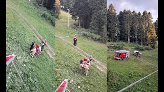 Spašavanje sa visine  NP Kozara  Vatrogasci Prijedor 03082024 [upl. by Ybrad]