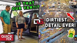 Deep Cleaning The NASTIEST Vehicle Ive Ever Seen  Insane 18 Hour Detail  Quick Fix [upl. by Elspeth962]