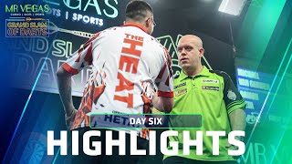 QUARTERFINALISTS CONFIRMED Day Six Highlights  2023 Mr Vegas Grand Slam of Darts [upl. by Noira]