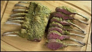 Rack of Lamb with DairyFree Pesto Recipe [upl. by Stauder]