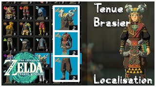 Tenue Du Brasier  ZELDA TOTK   Localisation [upl. by Roselin]