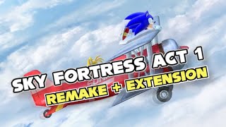 Sky Fortress Zone Act 1  Remake  Extension  Sonic 4 OST [upl. by Einial]