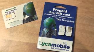 REVIEW Lycamobile Prepaid Plan Pay As You Go [upl. by Lydon]